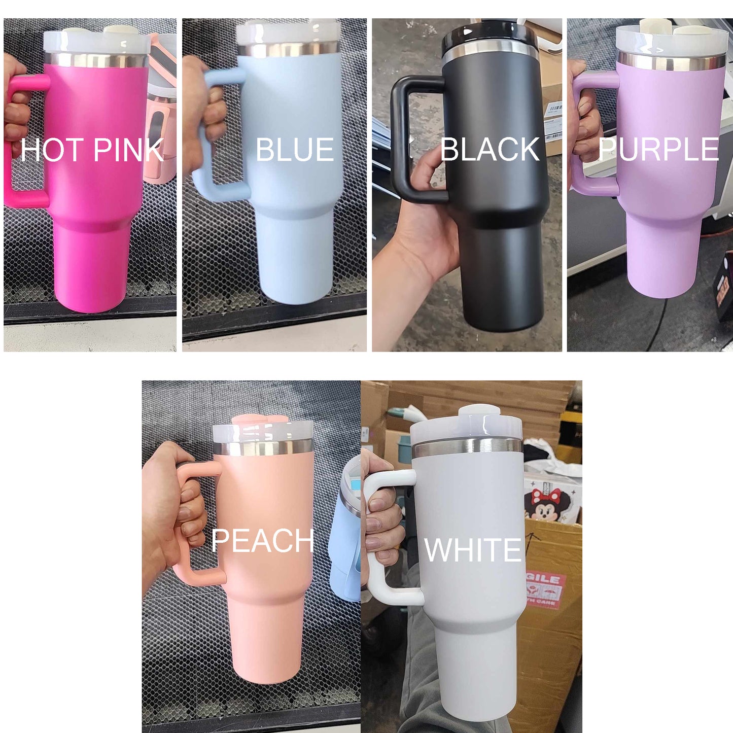 Laser Engraved Tumblers – Horror Movie Characters (Jason, Michael Myers, Pennywise & More) – 40oz Custom Tumblers for Horror Fans