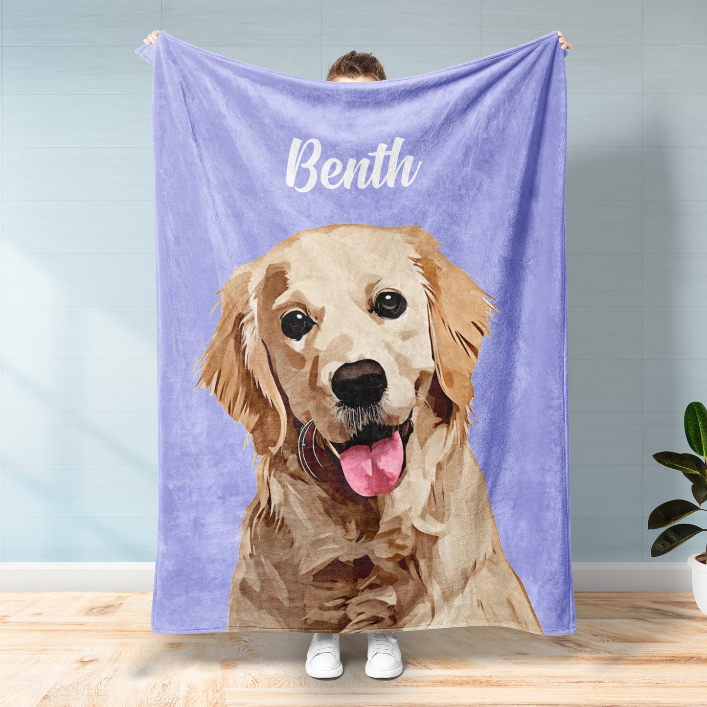 Personalized Dog Blankets Cat Picture Blanket Pet Photo Dog Dad Gift