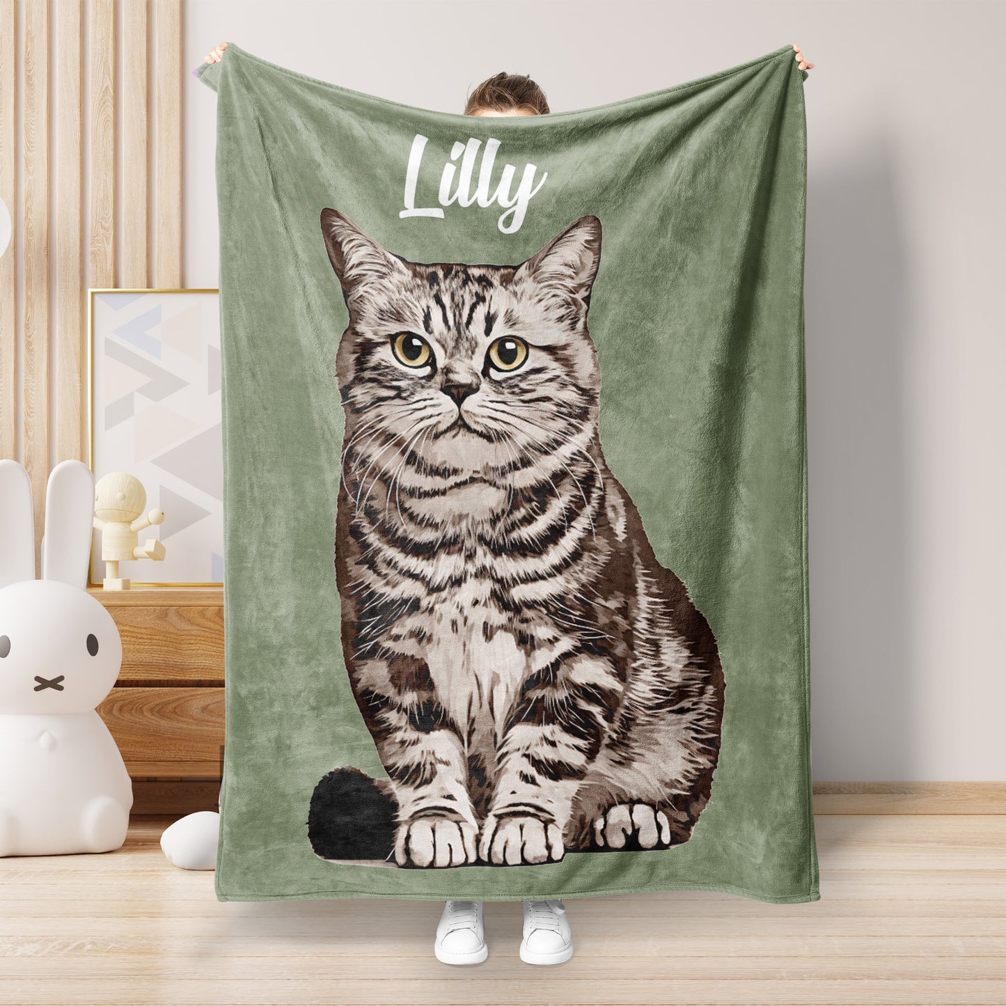 Personalized Dog Blankets Cat Picture Blanket Pet Photo Dog Dad Gift