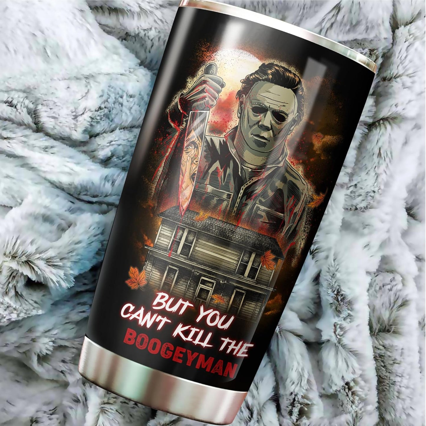 20oz Stainless Steel Halloween Cup - Horror Mug - Gift for Adults