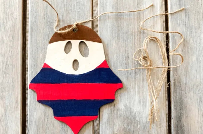 Set 8 Character Spooky Ghost Character Garland | Handmade Halloween Hanging Decor | Horror Icons