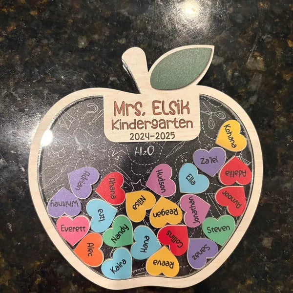 Personalized Teacher Apple Magnet